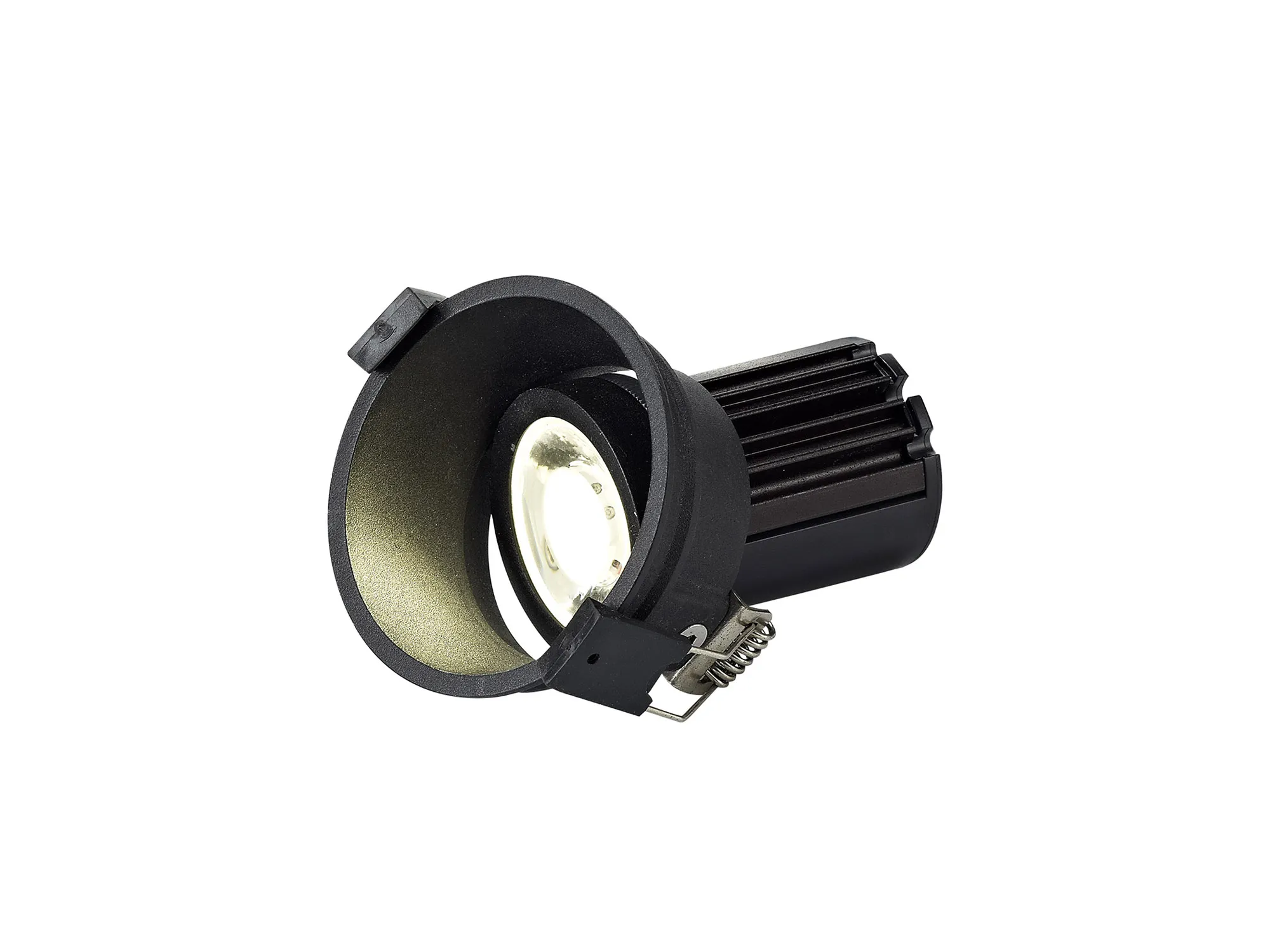 DM200925  Bania A 10 Tridonic powered 10W 2700K 750lm 12° CRI>90 LED Engine Black Adjustable Recessed Spotlight, IP20